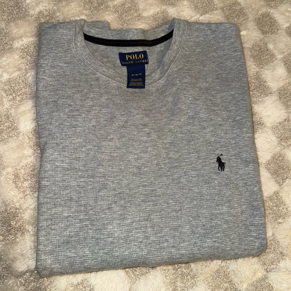 Polo by Ralph Lauren Light Gray Short Sleeve Tee